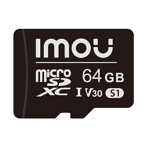 Imou Scheda Di Memoria Microsdxc 64 Gb, Fino A 95/25 Mb/Sec, Classe 10-U1, Uhs-I, Micro Sd Card Per Telefono, Videocamera, Switch, Tablet
