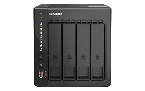 Qnap Ts-453E-8G 4-Bay Desktop Nas. Intel Celeron J6412 4C 2.0Ghz. Burst 2.6Ghz. Onboard 8Gb Ram. 2 X Hdmi 1.4B. 2X M.2 2280 Pcie Slots. 2X 2