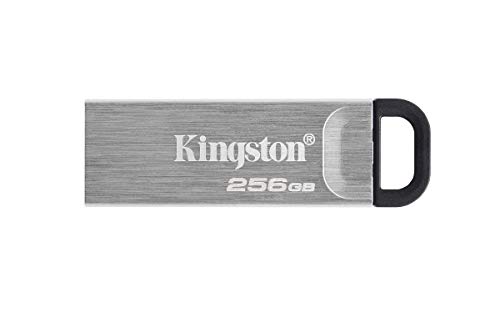 Kingston Datatraveler Kyson Drive Flash Usb3.2 256 Gb, Con Elegante Guscio In Metallo Senza Cappuccio Protettivo