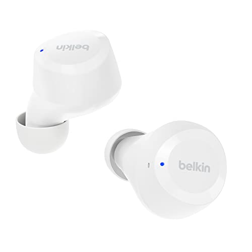 Belkin Soundform Bolt Auricolari True Wireless, Earbud Wireless Con 28 Ore Di Batteria, Modalità Mono, Resistenza A Sudore E’Acqua (Ipx4), Cuffie Blue