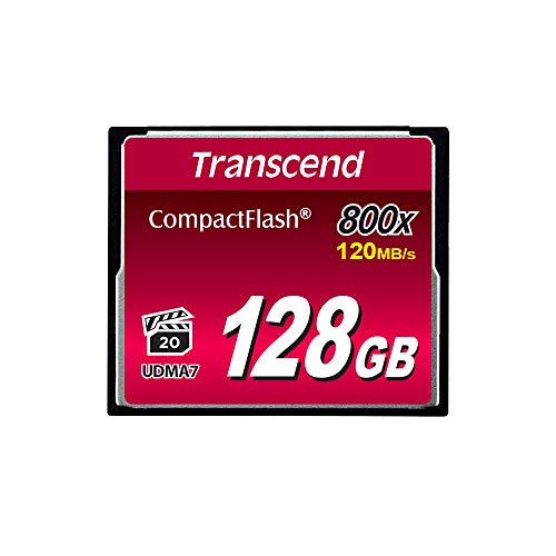Transcend Compact Flash 800X Ts128Gcf800 Scheda Di Memoria, 128 Gb