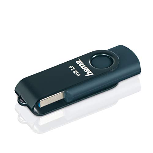 Hama Chiavetta Usb 3 Da 256 Gb (Trasferimento Dati Da 90 Mb/S Con Occhiello Per Il Fissaggio All'Anello Portachiavi, Memory Stick In Metallo, Adatto P