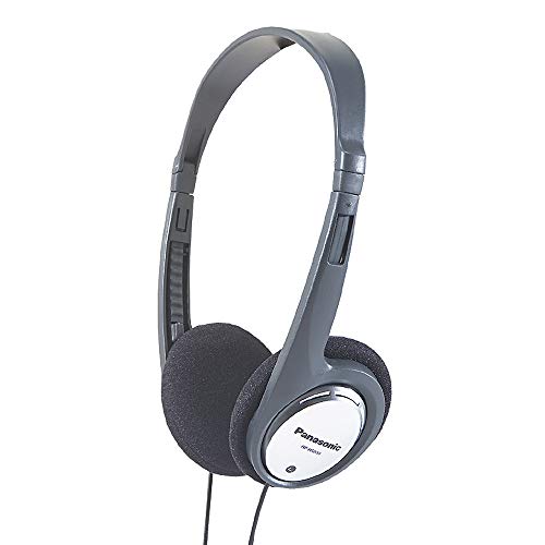 Panasonic Ht030 Cuffie Con Filo Ergonomiche E Pieghevoli, Suono Limpido, Ottime Per Sport E Viaggi, Cavo Da 1,2 M, Argento