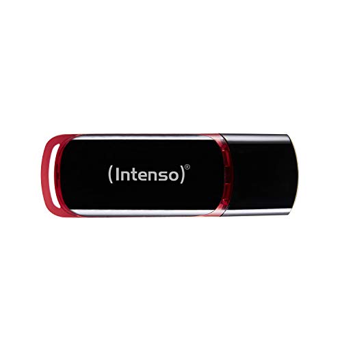 Intenso Business Line - Flash Drive 16 Gb - Usb 2.0, Black/Red