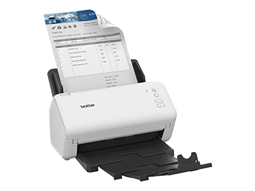 Brother Ads4100 Scanner Desktop, Usb 3.0 Superspeed E Scansione Diretta Su Host Usb, Scansione Fino A 35 Pagine Al Minuto, Alimentatore Automatico Doc