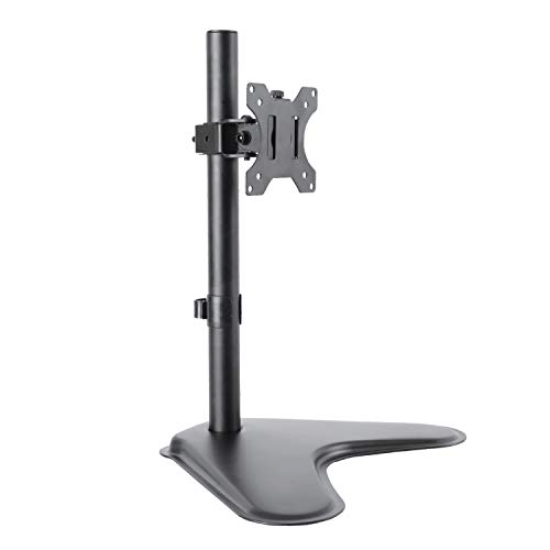 Ewent - Supporto Per Monitor Con Base Da Tavolo Per Schermi Led Lcd Da 13 A 27" - Base Supporto - Regolazione Manuale - 1 Monitor - Attacco Monitor Ve