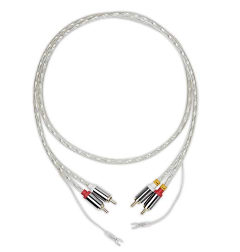 Pro-Ject Connect-It Rca-E, Cavo Fonoculare Nf Ad Alta Purezza Con Linea Di Massa Per Giradischi, 1,23 M
