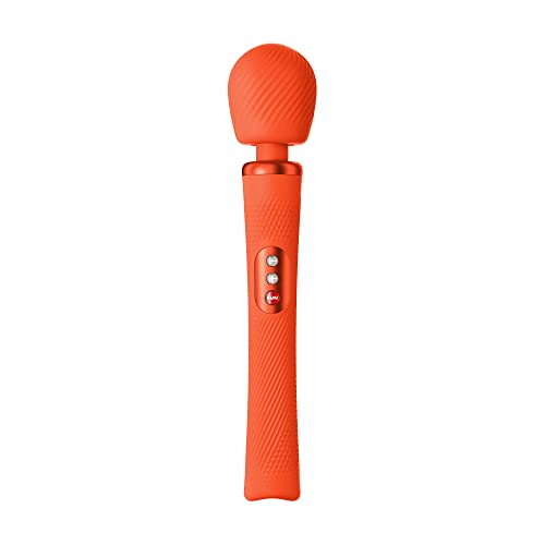 Fun Factory - Vim Silicone Rechargeable Vibrating Weighted Rumble Wand Sunrise Orange