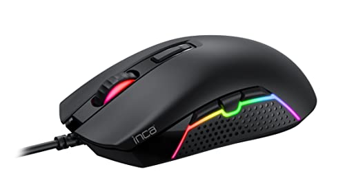Inca Img-Gt14 Pro Mouse Ottico Gaming Mouse 3600 Dpi Logo Rgb
