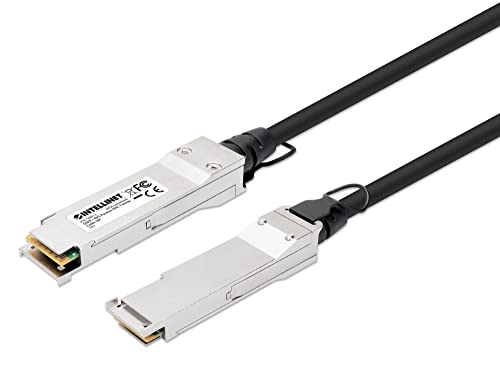 Intellinet Qsfp+ 40G Cavo Twinax Dac Passivo Qsfp+ A Qsfp+, 2 M, Conforme Msa Per La Massima Compatibilità, Direct Attach Copper, Awg 30, Nero