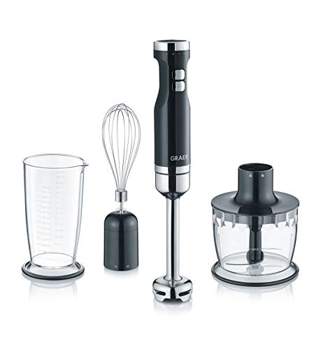 Graef Hb502Eu Frullatore 0,7 L Frullatore Ad Immersione Nero, Argento