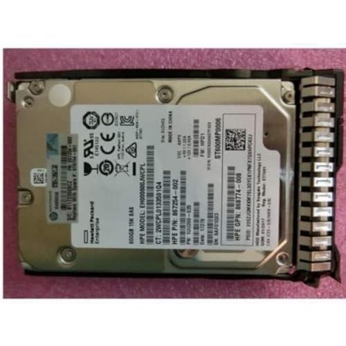 Hewlett Packard Enterprise 900Gb Sas 12G 15K Sff Sc Hdd, 870795-001