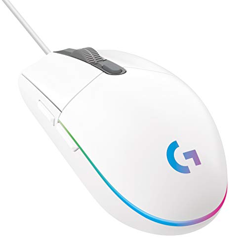 Logitech G203 Lightsync Mouse Gaming Con Illuminazione Rgb, Personalizzabile, 6 Pulsanti Programmabili, Sensore Per Gaming, Tracciamento A 8.000 Dpi,