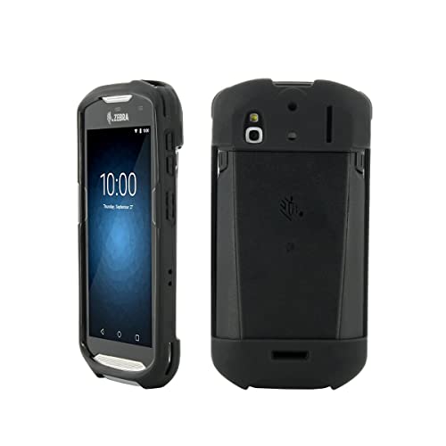 Guscio Protettivo Per Zebra Tc51 - Tc52 - Tc56 - Tc57, Custodia Robusta Per Computer Mobile, Compatibile Con La Stazione Di Ricarica, Nero