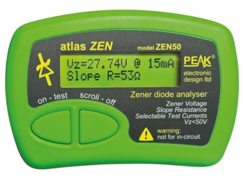 Velleman Atlas Zen - Analizzatore Diodi Zener (0-50 V)