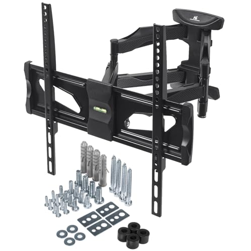 Maclean Mc-781 Supporto Da Parete Per Tv Led Lcd Al Plasma Supporto Tv 26-70 "Fino A 45 Kg Doppio Braccio Max Vesa 400X400