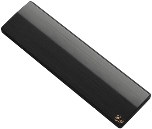 Glorious Gaming Wooden Keyboard Wrist Rest (Tkl) - Frassino Bianco, Venature Medio-Grandi, Liscio, Resiste A Oli E Sudore, Pulizia Facile, Base Gomma