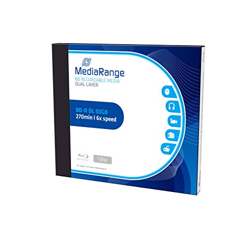 Mediarange Bd-R 50Gb Mr506 Blu-Ray Registrabile (Bd-R) - Confezione Da 1