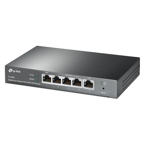 Tp-Link - Tl-R605, Router Cablato 10 Gigabit, Ethernet 100 Gigabit, Ethernet Nero