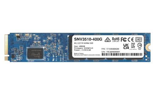 Synology Snv3510 400Gb M.2 22110 Nvme Pcie 3X4 Ssd
