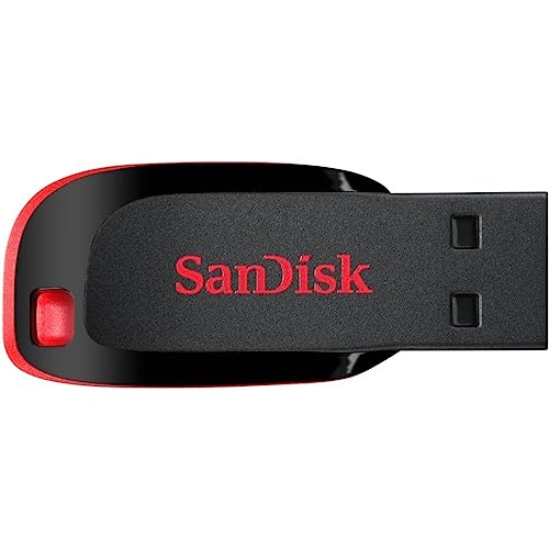 Sandisk 64 Gb Cruzer Blade Usb 2.0 Flash Drive - Black