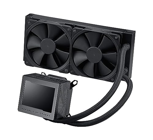 Asus Rog Ryujin Iii 240 Dispositivo Di Raffreddamento A Liquido All-In-One, Cooler Cpu Con Lcd Da 3,5", Pompa Asetek Di 8A Generazione, Ventole Del Ra