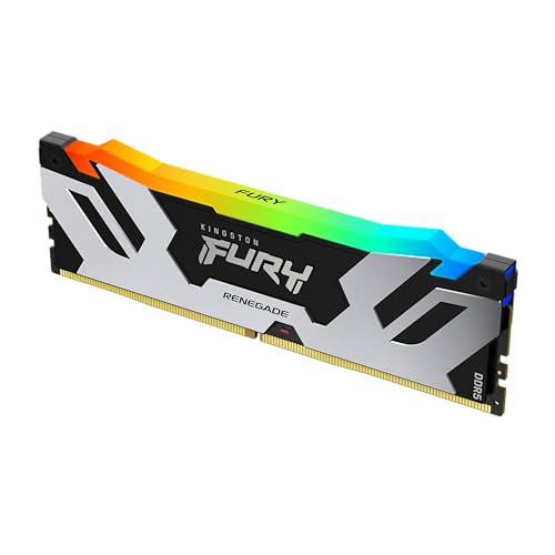 Kingston Fury Renegade Nero Rgb Xmp 16Gb 7200Mt/S Ddr5 Cl38 Dimm Memoria Gaming Per Computer Fissi- Kf572C38Rsa-16