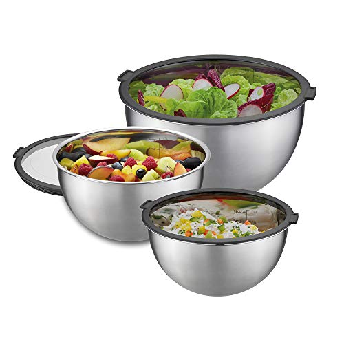 Gefu - Set Of Bowls Mondi, 3 Pcs. Lid Inclusive