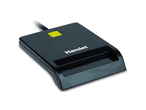 Hamlet Huscr30 - Lettore Smart Card Usb 3.0 Per Firma Digitale, Camera Di Commercio E Tessera Sanitaria
