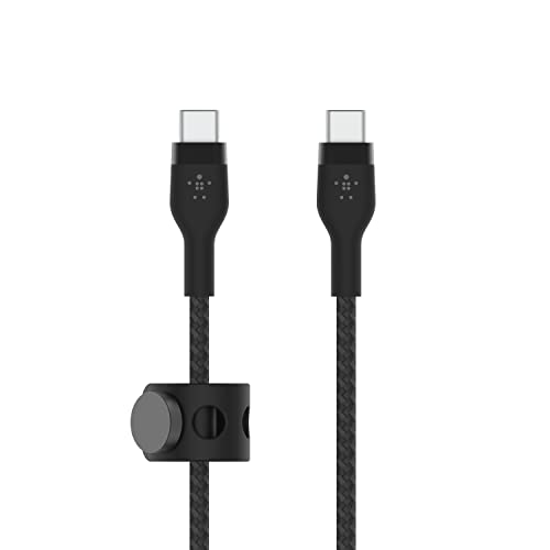 Belkin Boostcharge Pro Flex Cavo Intrecciato Da Usb Type C A Usb C, Cavo Di Ricarica Rapida Pd, Certificato Usb-If Per Iphone 15, Galaxy S24, Pixel, I