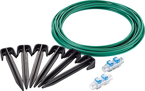 Bosch Home And Garden Indego Kit Di Riparazione, 1 Cavo Limitazione Da 20 M, 2 Giunti Per Cavi, Ganci Fissaggio, Scatola Cartone