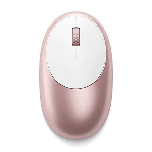 Satechi M1 Mouse Bluetooth Wireless In Alluminio Con Porta Type-C Ricaricabile - Per M2/M1 Macbook Pro/Air, M2/M1 Ipad Pro/Air, M2 Mac Mini, Imac M1 E
