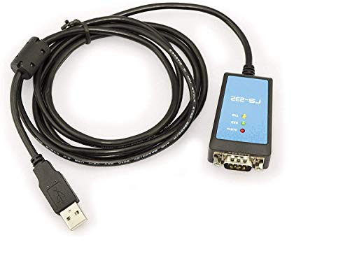 Kalea-Informatique Convertitore Da Usb A Com Seriale Rs232 Con Chipset Ftdi Ft232. Cavo Da 1,8 M Con Protezione Magnetica