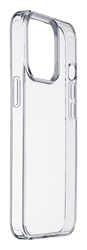 Cellularline - Clear Strong - Iphone 15 Pro Max - Custodia Rigida Con Bordi In Gomma - Anti-Shock Protegge Da Urti E Cadute - Compatibile Con Ricarica