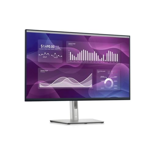 Dell P Series P3223De 80 Cm (31.5) 2560 X 1440 Pixels Quad Hd Lcd Black Silver