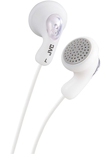Jvc Gumy Ha-F14-Wn-U - Auricolari In-Ear Per Un Comfort Ottimale Grazie Al Corpo In Gomma Morbida, Riproduzione Potente, Colori Vivaci A Scelta
