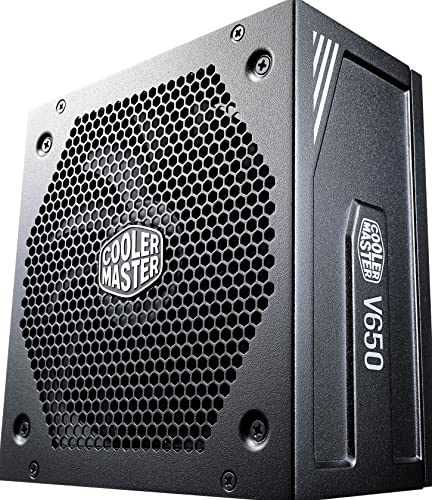 Cooler Master Alimentatore V650 Gold V2, Presa Eu, 650 W, 80 Plus Gold, Completamente Modulare, Alimentatore Atx, Ventola Fdb Silenziosa 135Mm, Modali