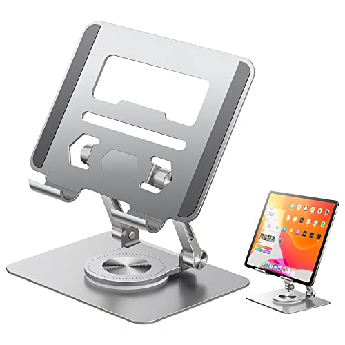 Wokicor Supporto Per Laptop Girevole A 360°, Portable Foldable Adjustable Laptop Stand, Supporto Per Computer Portatile In Alluminio, Ventilato Porta