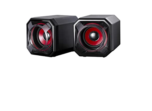 Surefire Altoparlante Gator Eye - Casse Stereo Gaming 5W - Usb 2.0 - Casse Per Pc, Notebook, Playstation E Xbox I Casse Da Gioco Con Usb I Altoparlant