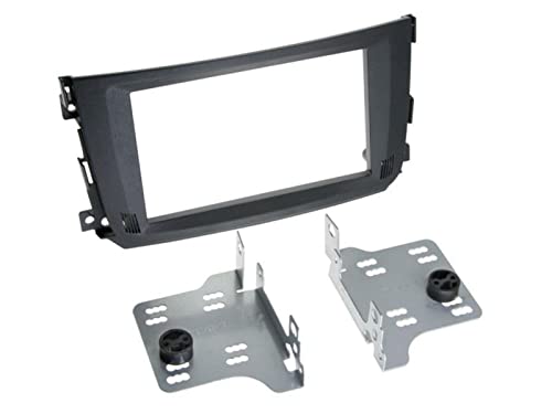Radioblende 2-Din Smart Fortwo 451 Facelift 2010 > Schwarz