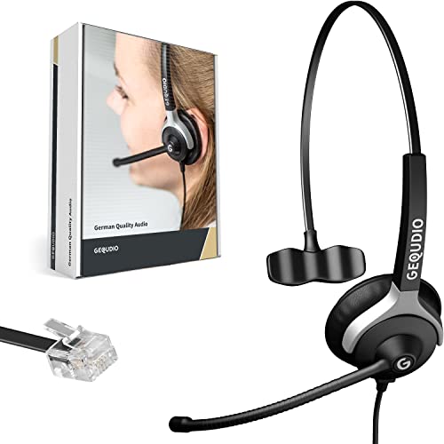 Gequdio Cuffie Telefoni Adatto A Unify Openstage 30 40 60 80 Openscape, Innovaphone Telefono Con Connettore Rj - Cuffie E Microfono Cuscinetti Di Rica