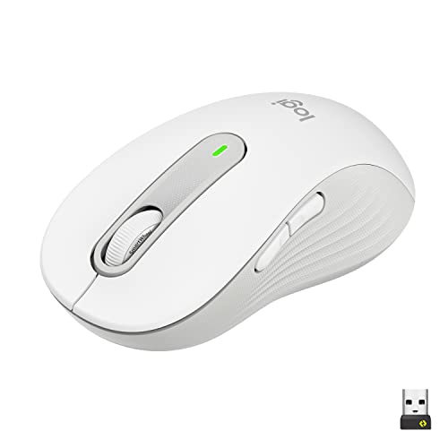 Logitech Signature M650 L Mouse Wireless - Per Mani Grandi, Durata Batteria 2 Anni, Clic Silenziosi, Tasti Personalizzabili, Bluetooth, Per Pc/Mac/Più