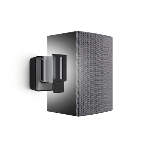 Vogel'S Sound 3200 Nero, Supporto Per Casse Acustiche, Max 5 Kg, Inclinabile 30º E Girevole 70º, Adatto Anche Per Denon Home 150 (1X)