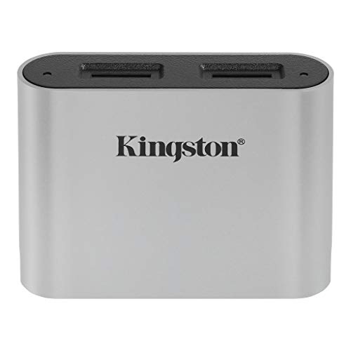 Kingston Wfs-Sdc Workflow Lettore Microsd Usb3.2 Gen1 Dual-Slot Microsdhc/Sdxc Uhs-Ii