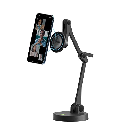 Ipevo Uplift Braccio Multi-Angolo Per Iphone Serie 12 E Superiori, Supporto Per Telefono Con Più Snodi Utile Per Videochiamate, Spazio Di Lavoro Multi
