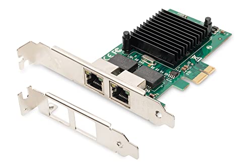 Digitus Scheda Gigabit Ethernet Pci Express, 2 Porte