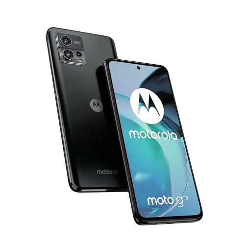 Motorola Moto G72 Smartphone, Memoria 8/128Gb, Tripla Fotocamera Da 108Mp, Display 6.6" Fhd+ 144Hz, Batteria 5000 Mah, Dual Sim, Android 12, Cover Inc