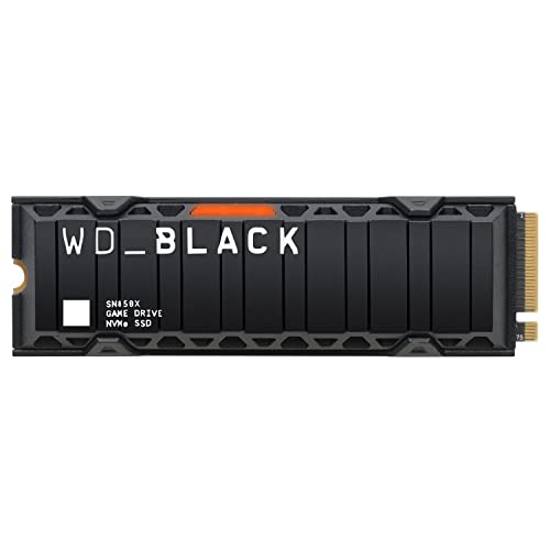 Wd_Black Sn850X 1Tb M.2 2280 Game Drive Con Dissipatore Di Calore Pcie Gen4 Nvme Fino A 7300 Mb/S