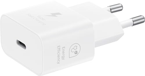 Samsung Ep-T2510N Caricatore Originale Da 25W, Porta Usb-C (Senza Cavo), Bianco