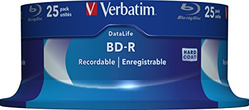 Blue-Ray Disc Verbatim 1X25 25Gb 6X Speed Datalife No-Id Cakebox [43837]